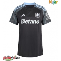 Camiseta Aston Villa Matty Cash #2 Visitante Equipación para mujer 2025-26 manga corta